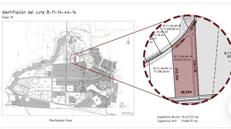 Venta de terreno industrial en ENEA Pudahuel, Santiago